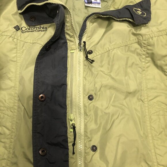 Columbia Jacket Womens Size Medium M Green Winter Coat Interchange Calais Peak - Picture 2 of 8
